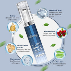 SNFAJOHE dark-spot serum roller massage demonstrates gentle skin stimulation