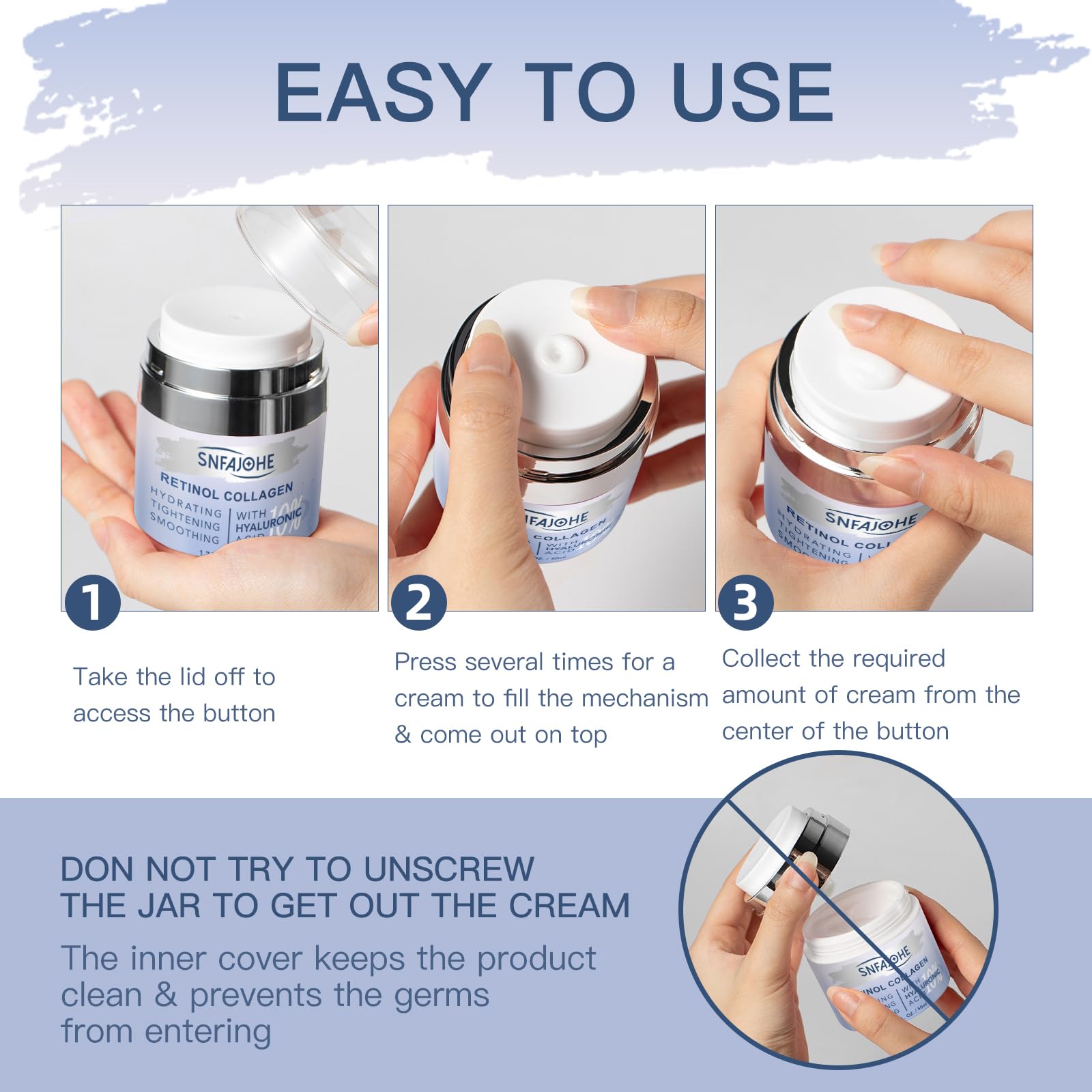 SNFAJOHE night repair activation suggests overnight renewal for morning glow