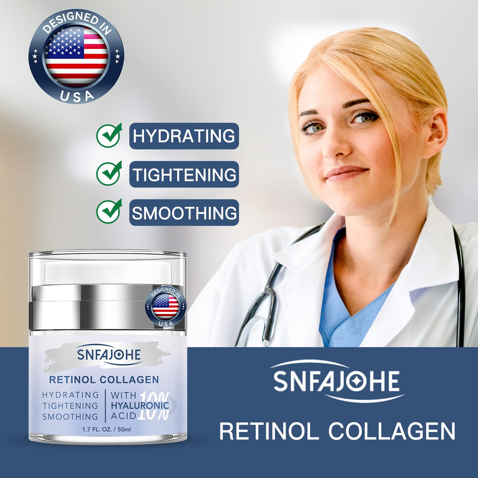 SNFAJOHE wrinkle reduction application hints at smoothing with consistent use