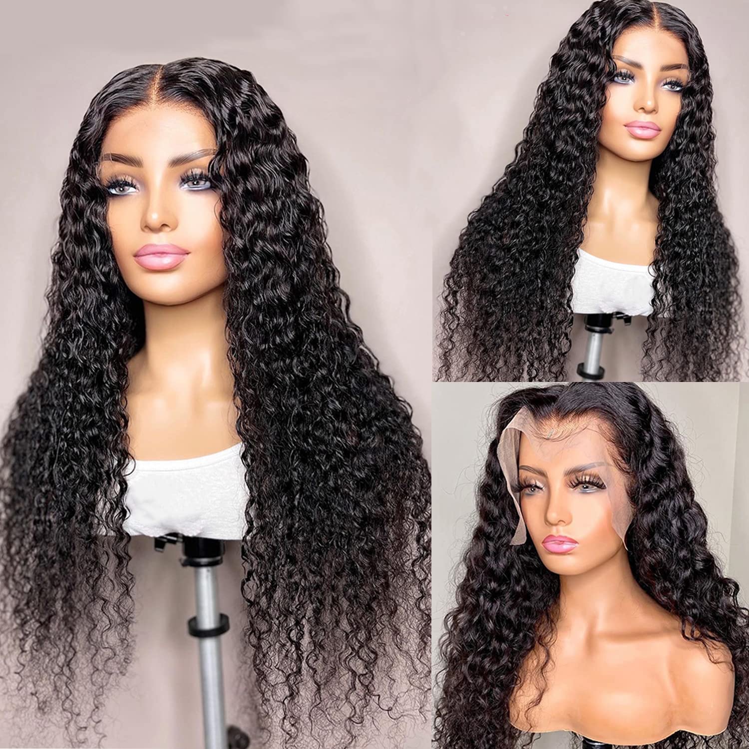 SNJON Water Wave deep parting suitable for middle or side parts