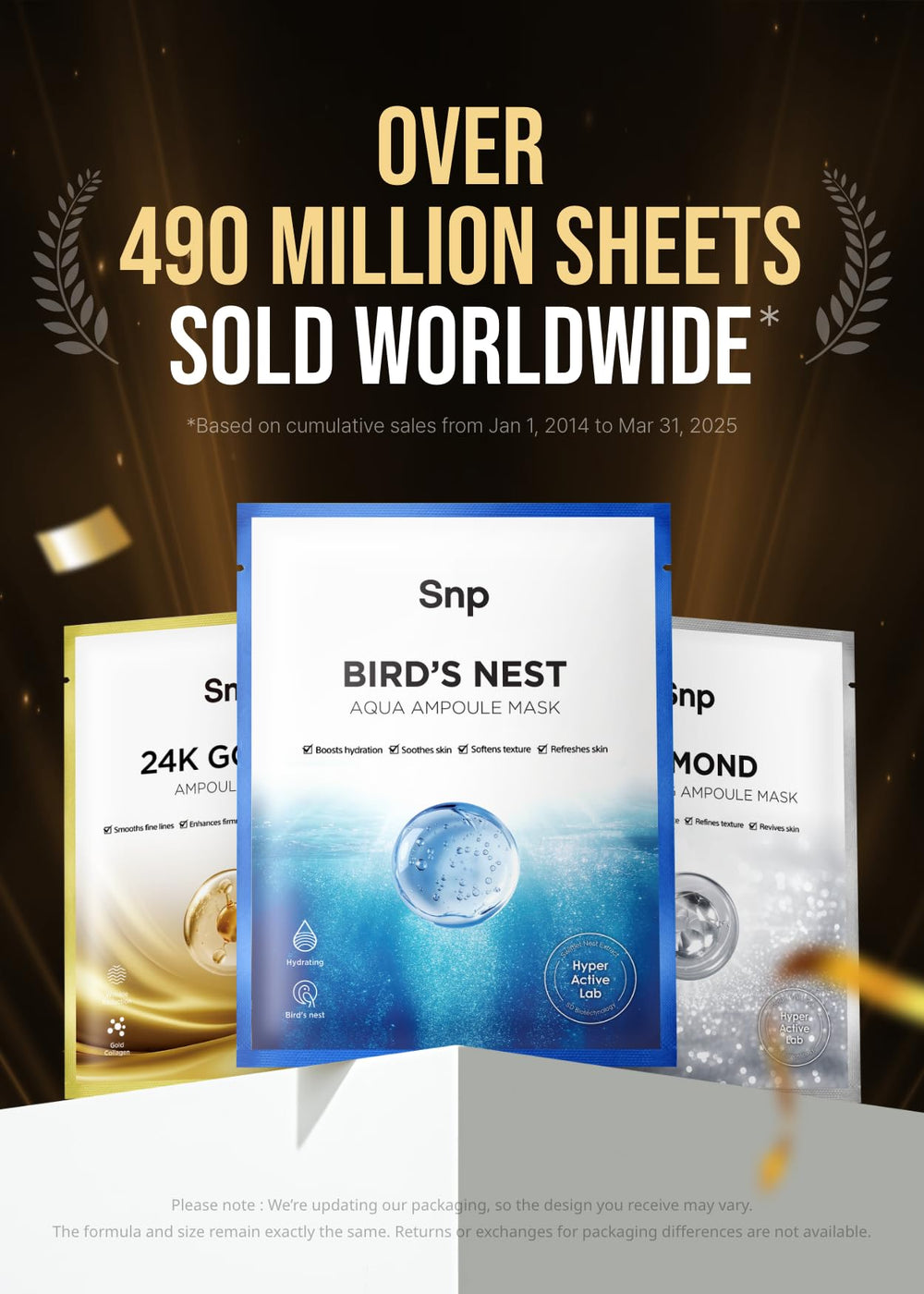 SNP Birdnest ingredient highlight suggests skin vitality and texture improvement