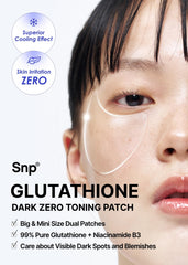 SNP eye patch cooling hydrogel delivers refreshing relief.