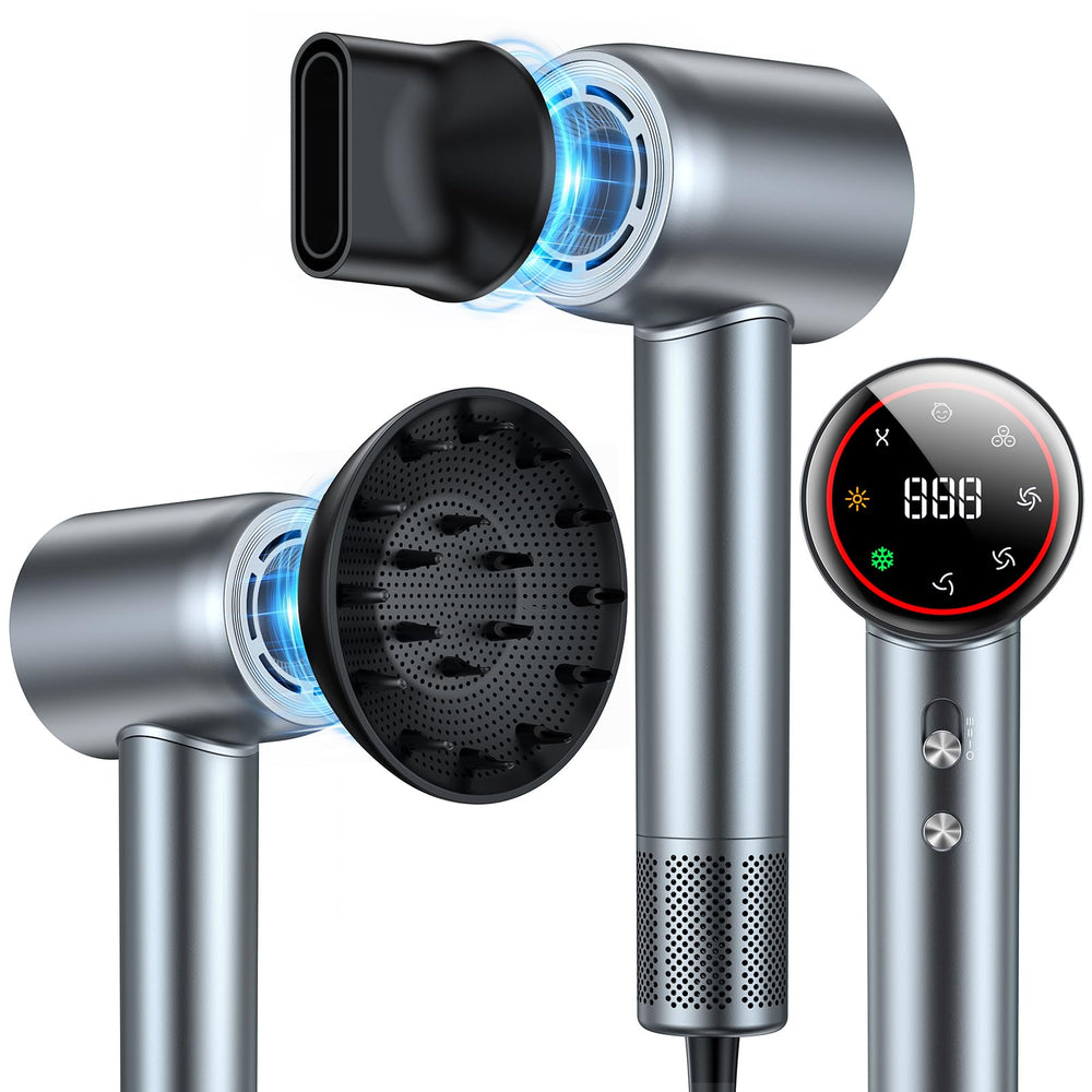 SnugLuv secador de pelo con velocidad 160000 rpm para secado rápido y eficiente