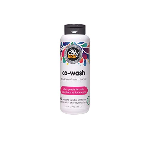 SO COZY Co-Wash lather on kids hair for soft, manageable strands