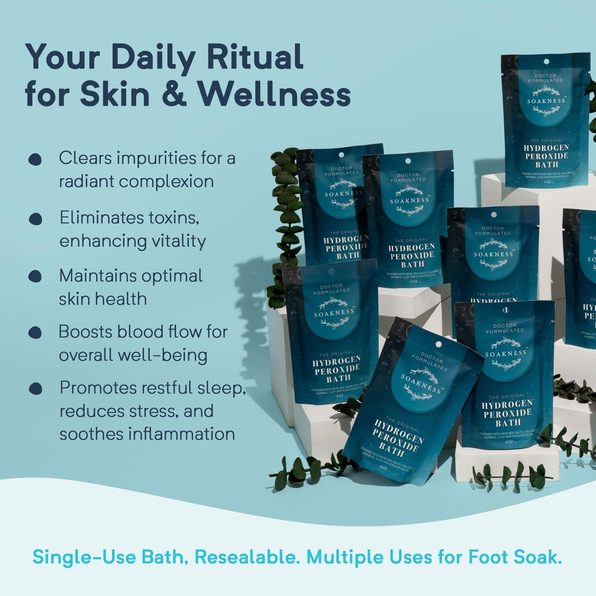 Soakness USA-made packaging photo reinforces quality and domestic production.
