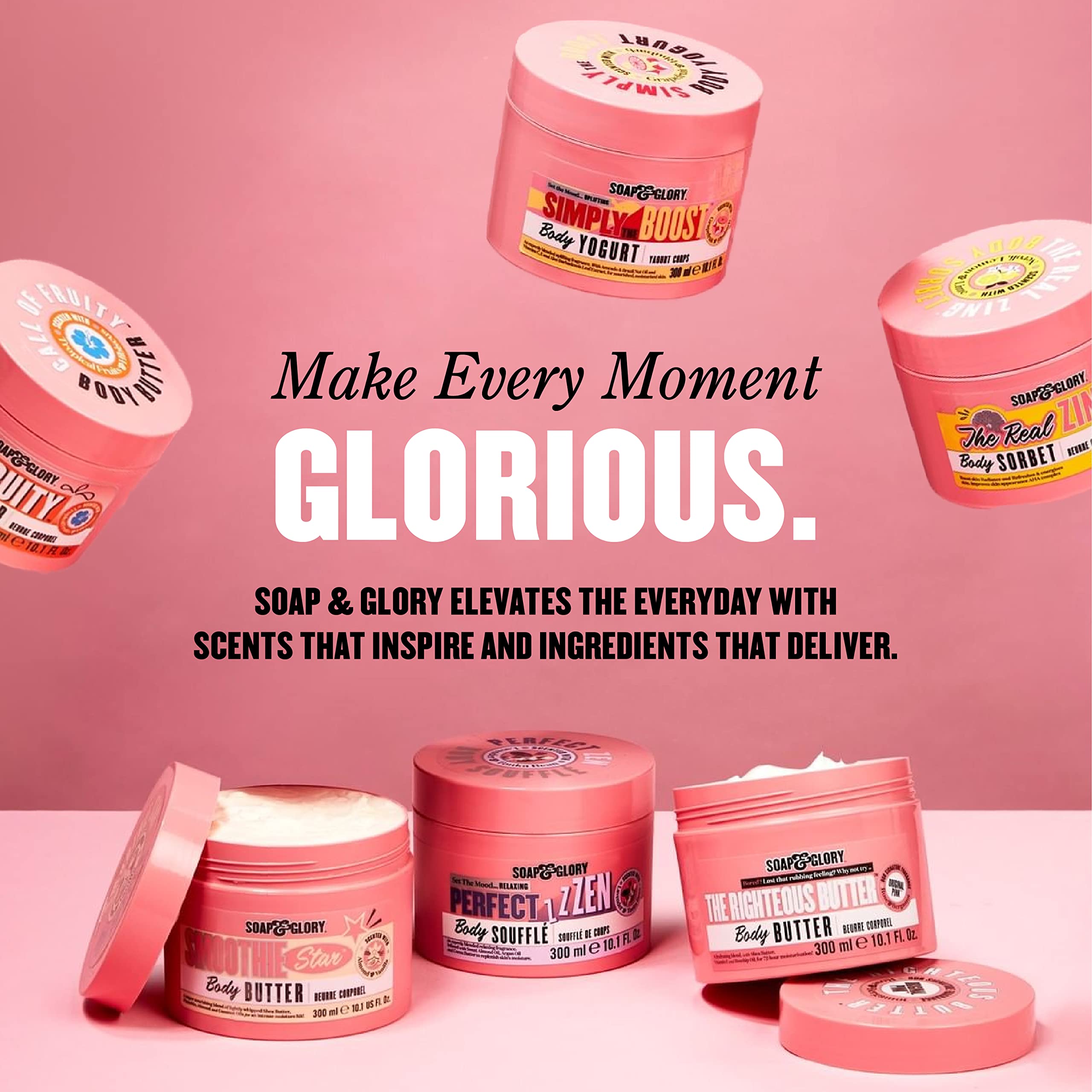 Soap & Glory Peaches & Clean cleansing milk texture close-up highlighting peach extracts