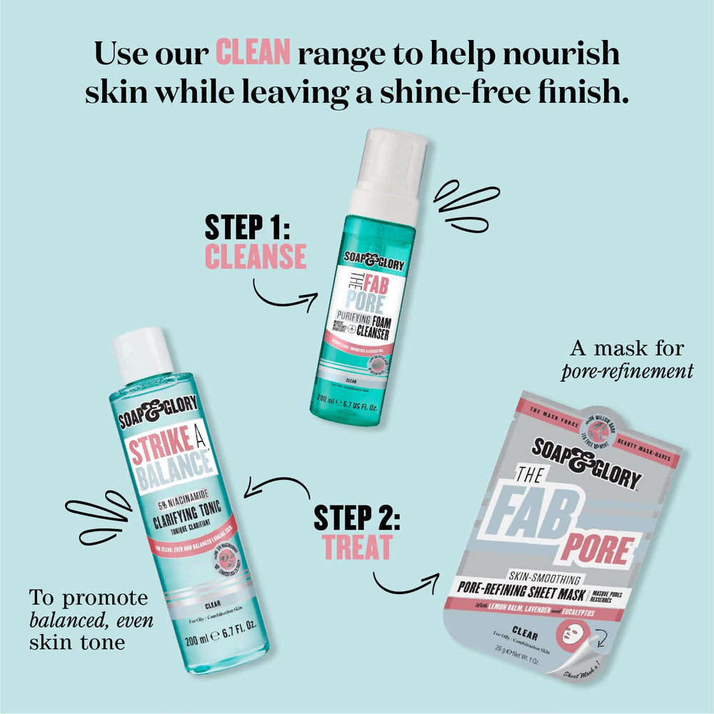 Soap & Glory Vitamin C Brightening Facial Cleanser ingredient label highlights key actives