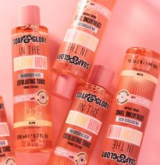 Soap & Glory Vitamin C glycolic bottle highlights brightening exfoliation