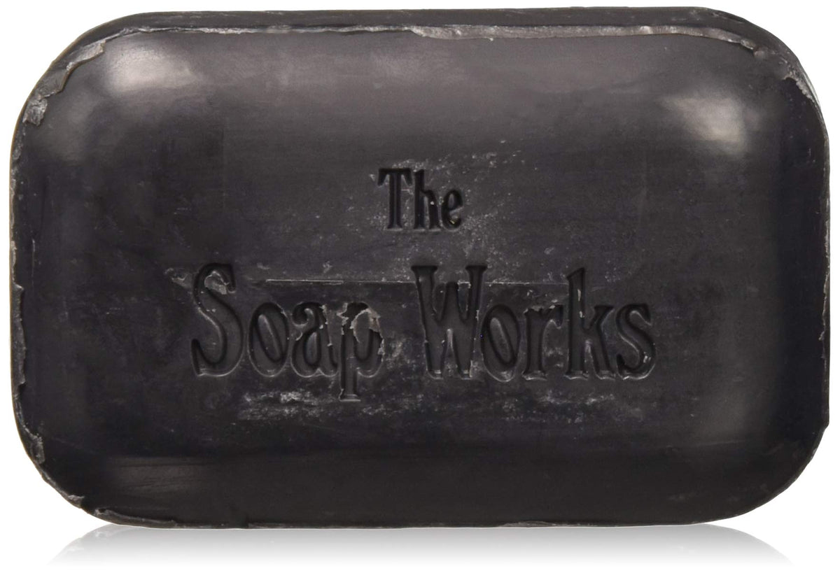 The Soap Works coal tar bar soap pack of six bars for soothing itchy skin.