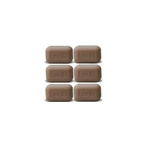 THE SOAP WORKS Emu Oil Soap Bar close-up shows creamy lather for daily cleansing.