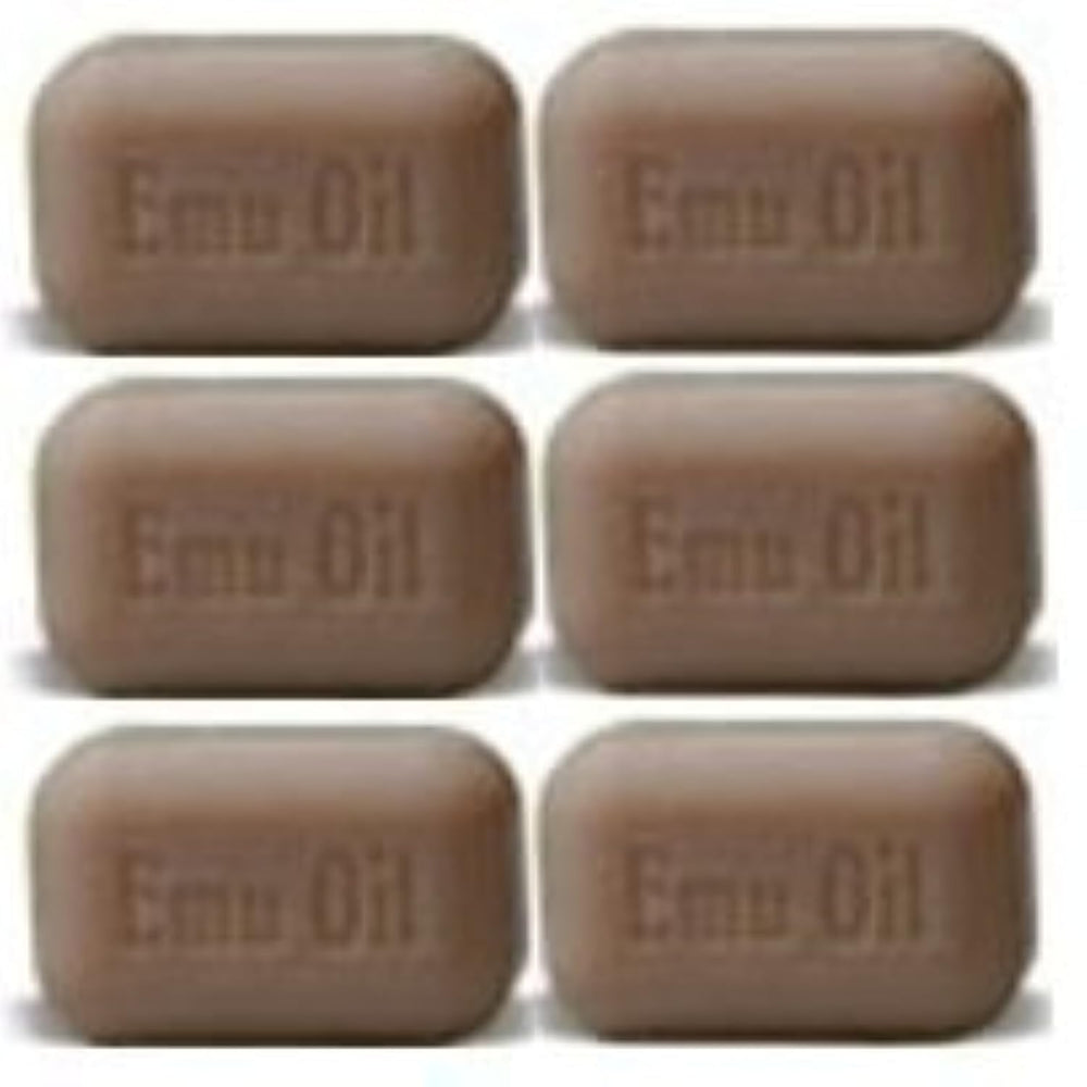 THE SOAP WORKS Emu Oil Soap Bar lather example demonstrates gentle, skin-friendly cleansing.