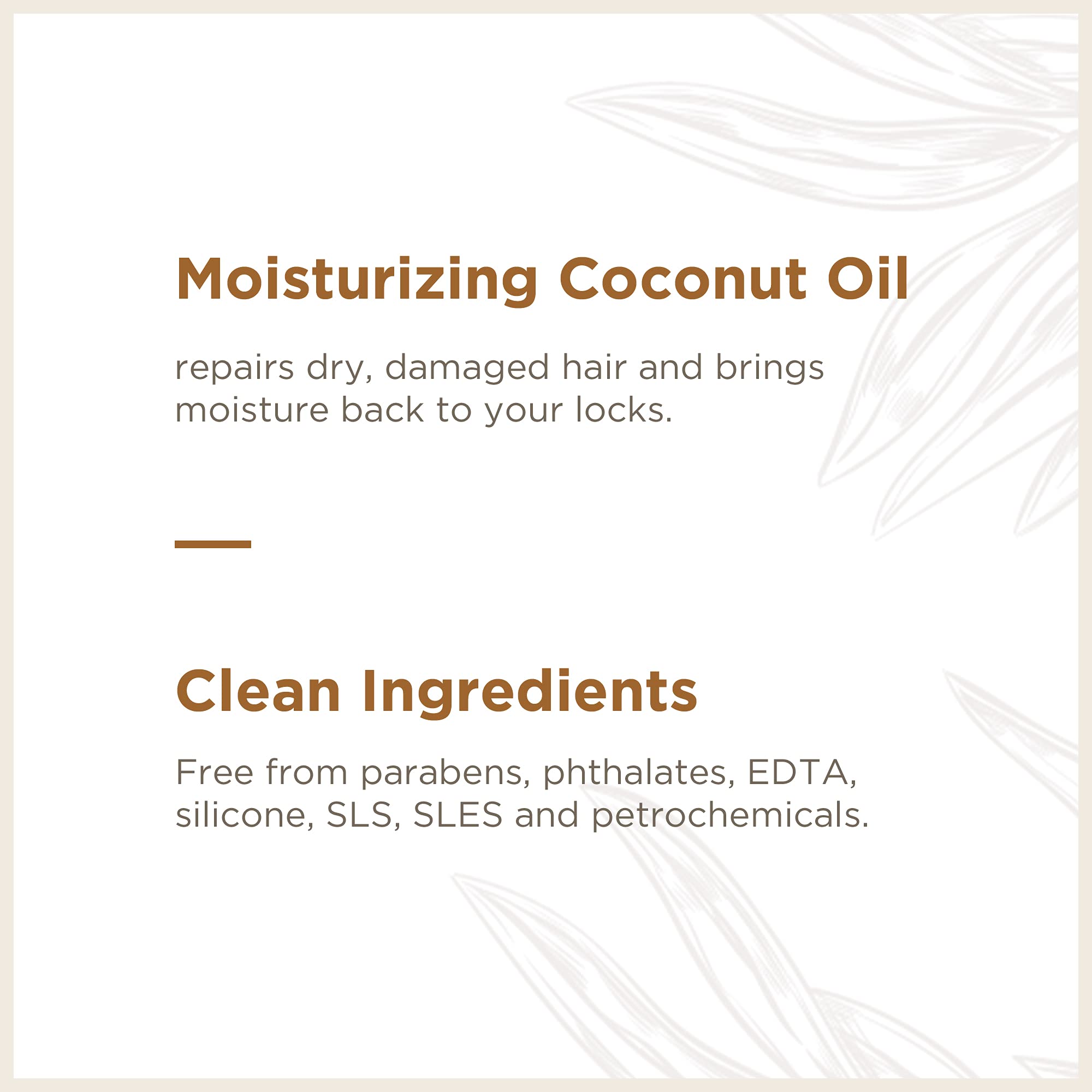 Soapbox Coconut Oil Shampoo with argan oil promotes smooth, shiny hair.