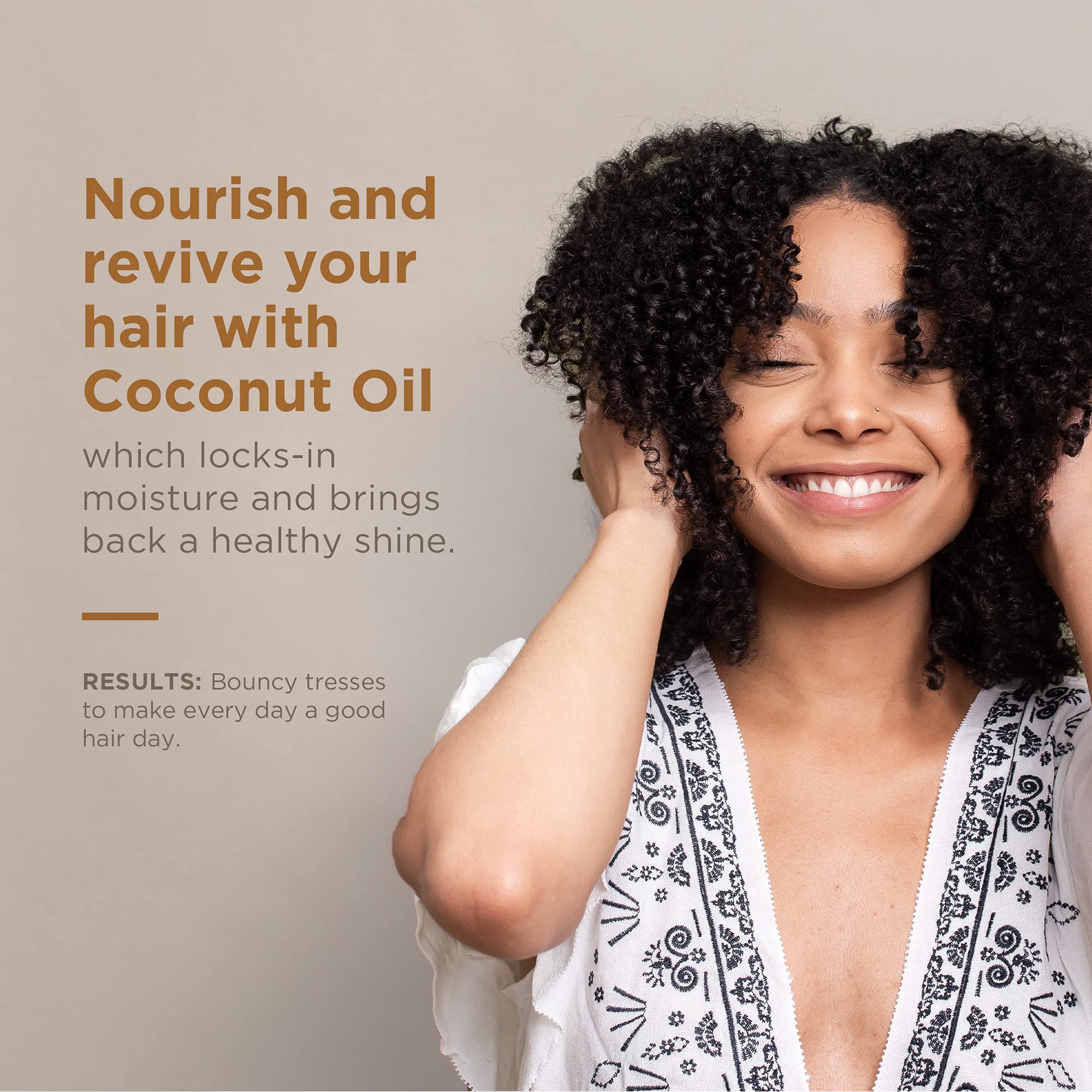 Soapbox Coconut Oil Shampoo ingredient close-up highlights vitamin E and nourishing oils.