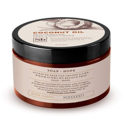 Soapbox Deep Conditioner liquid close-up emphasizes lightweight, non-greasy rinse.