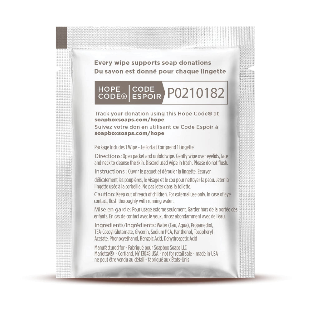 Soapbox fragrance-free wipes ideal for travel and on-the-go use.