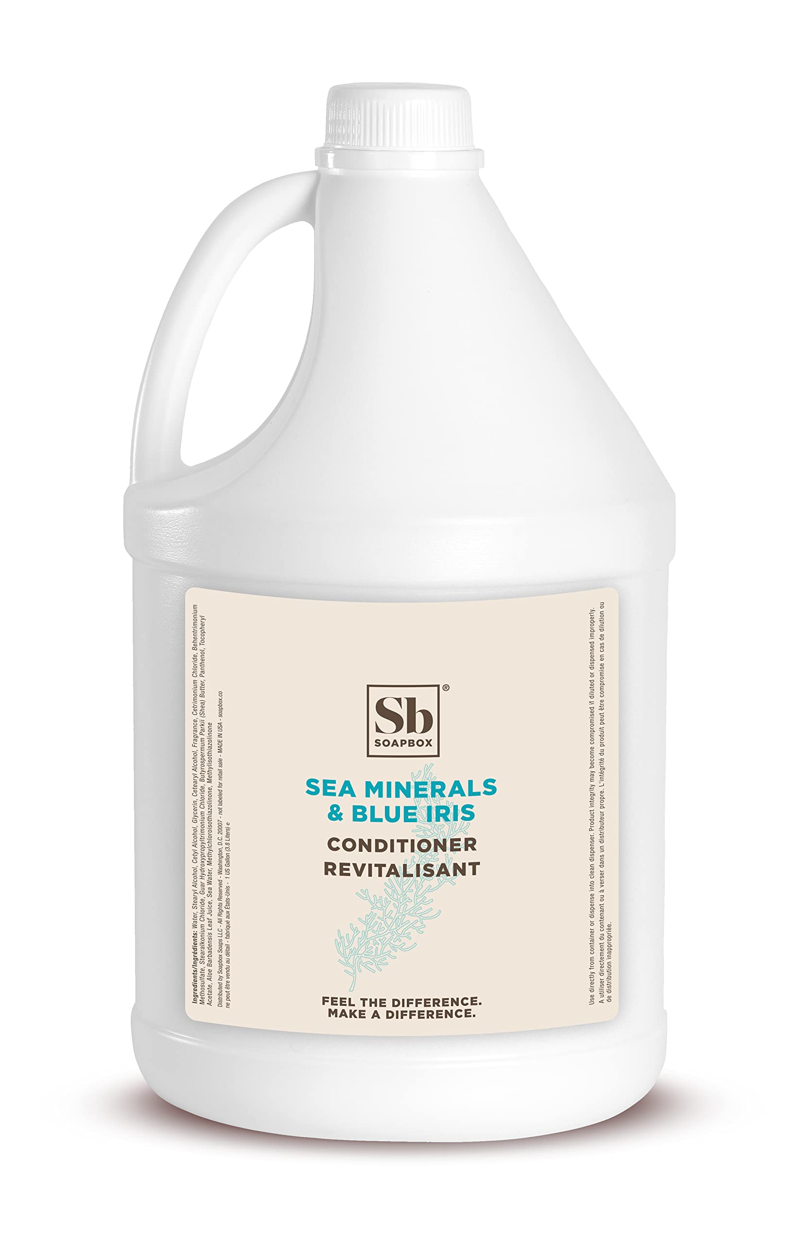 Soapbox hair conditioner sea minerals bottle for daily hydrating care