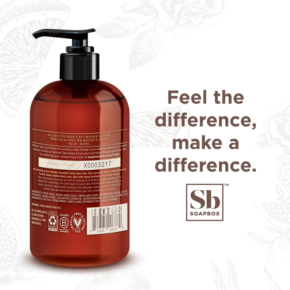 Soapbox three-bottle set side-by-side for kitchen and bathroom tasks.