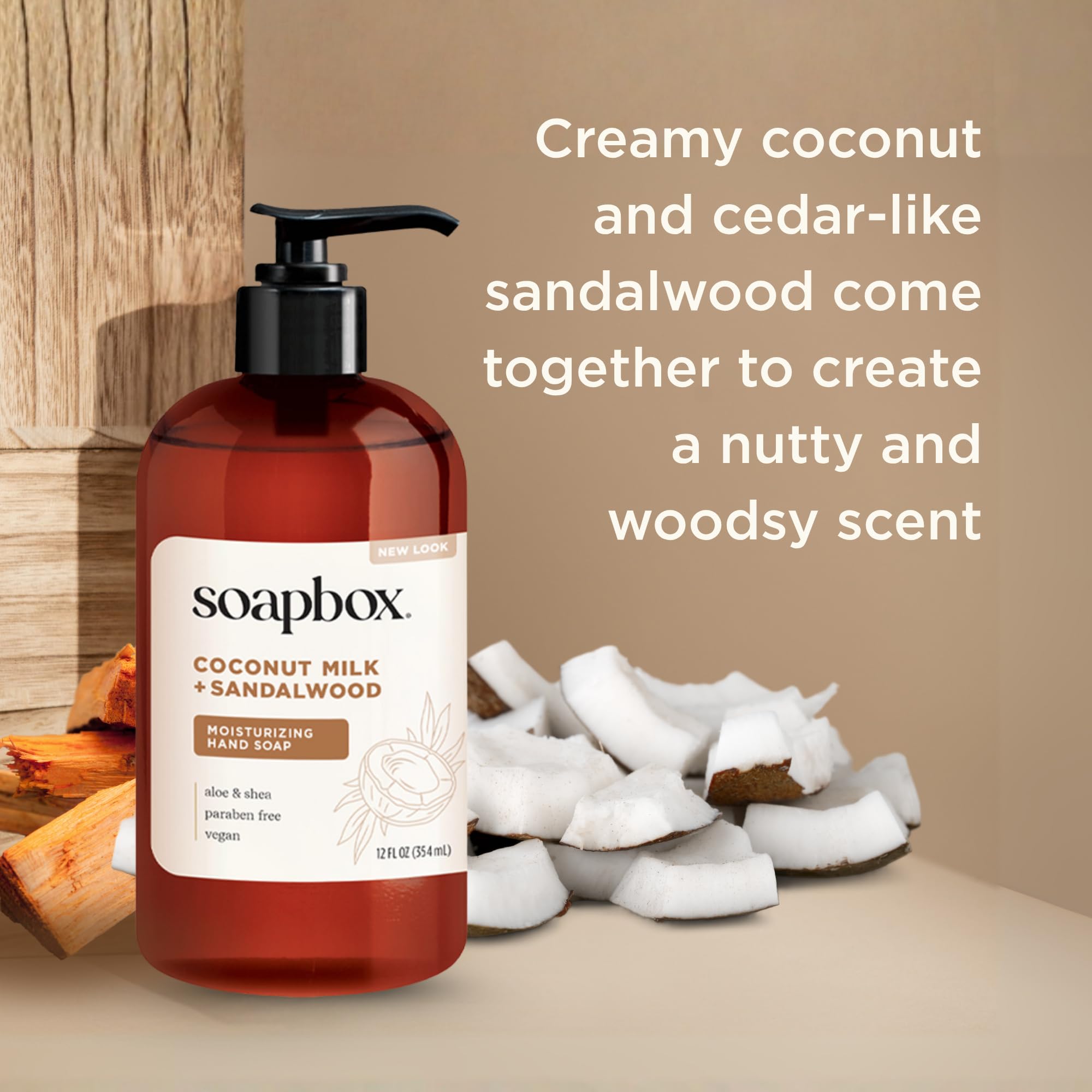 Soapbox 12-ounce pump bottle ready for daily hand washing.