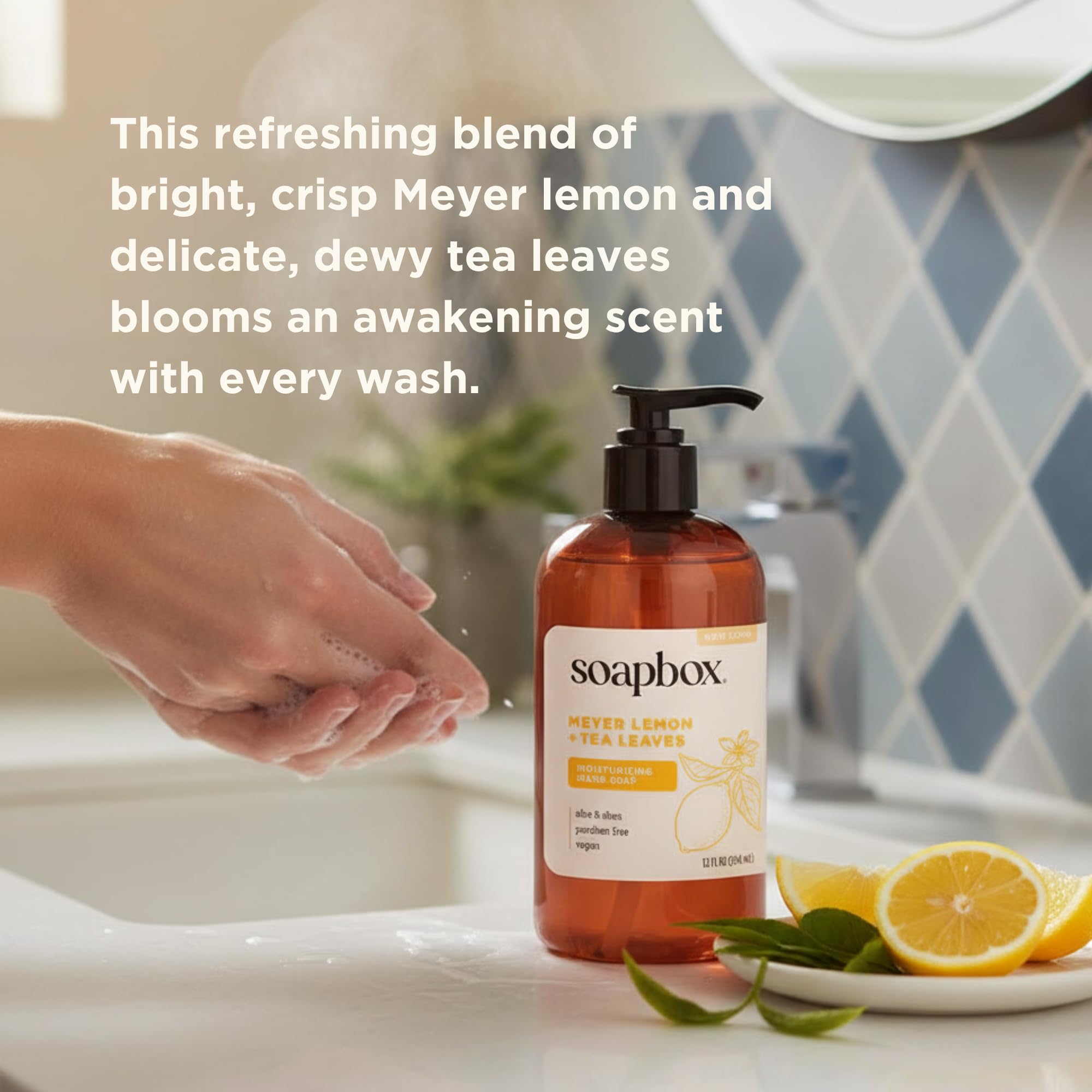 Soapbox 12oz pump bottle ideal for family hand washing.