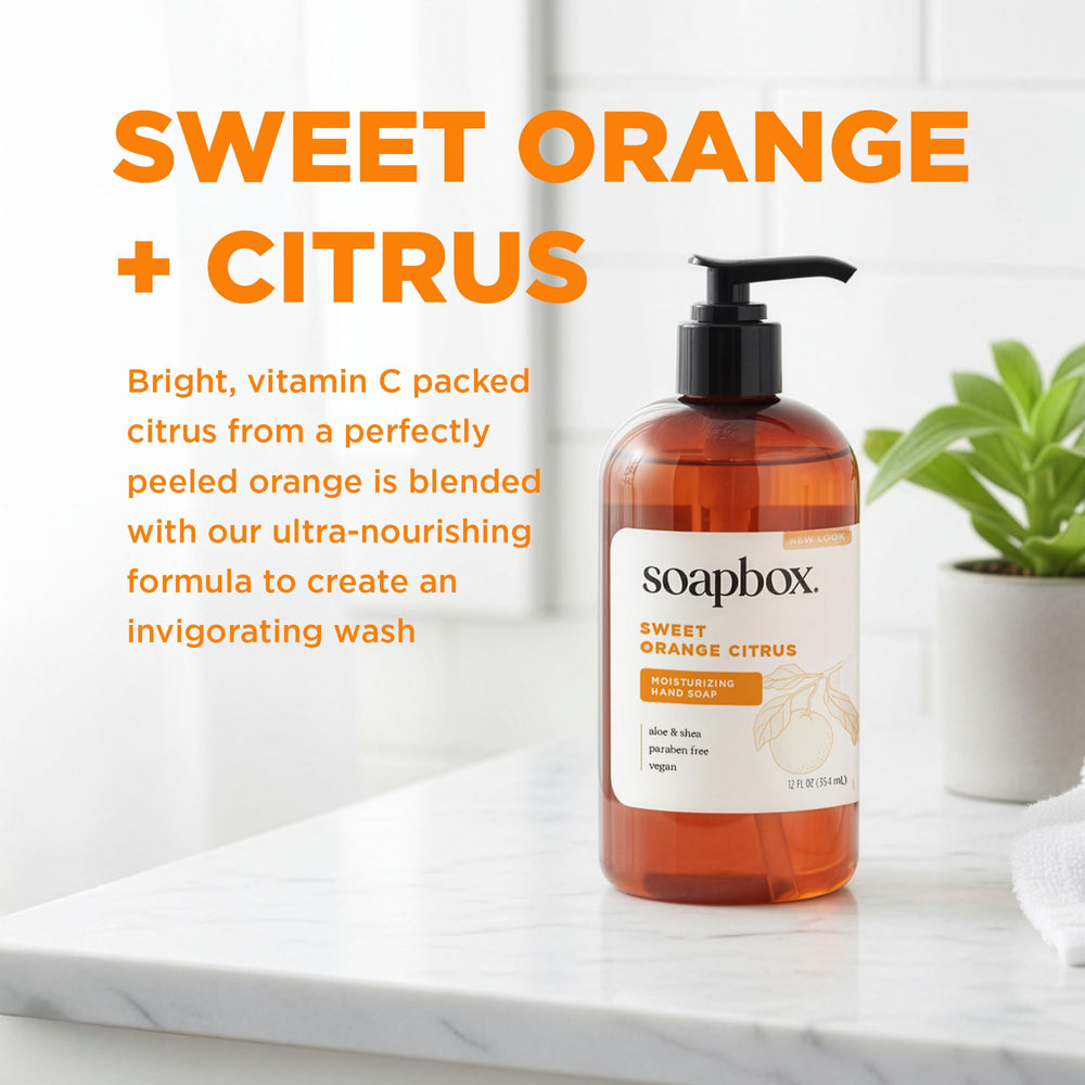 Natural citrus and rose fragrance enhances daily hand washing experience