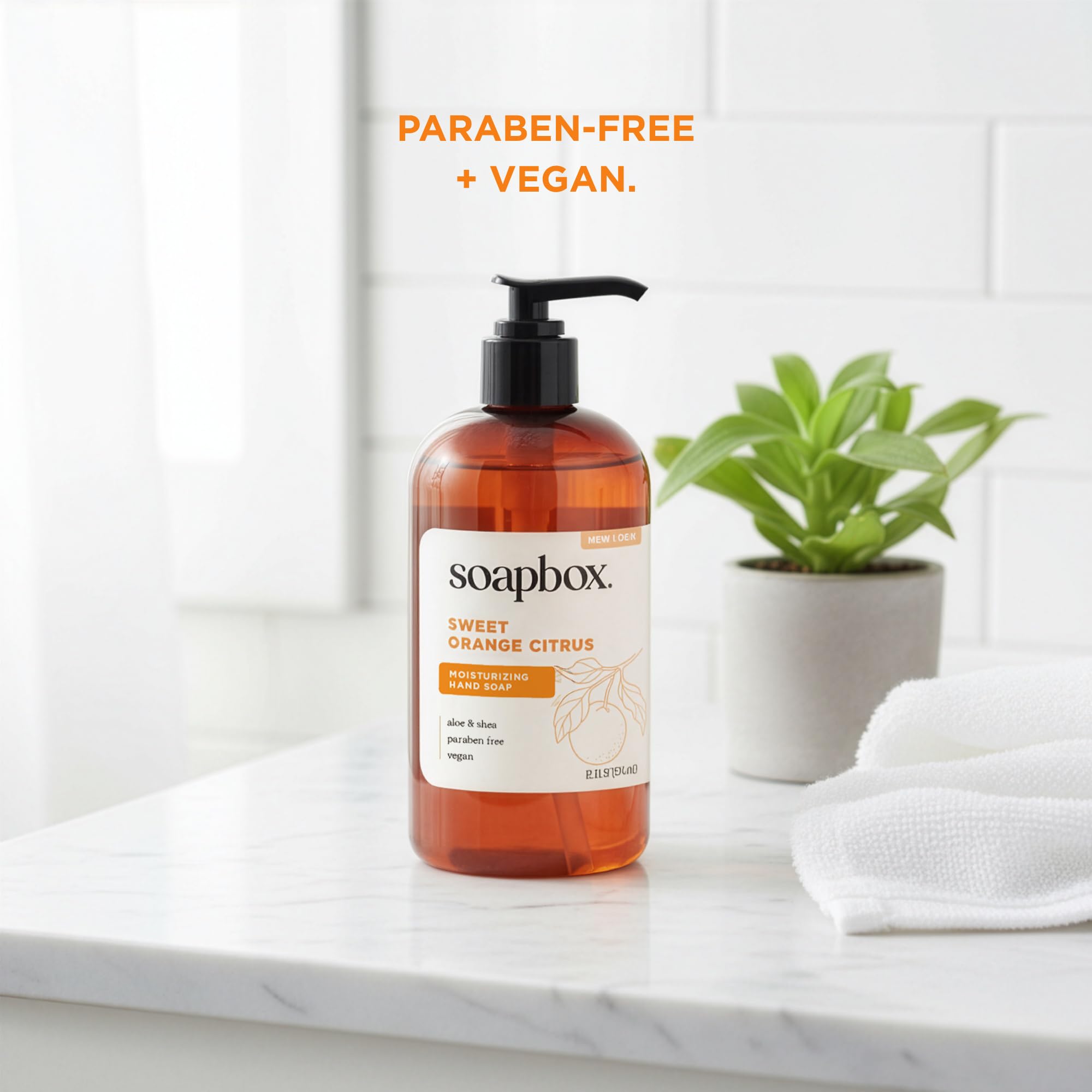 Vegan and cruelty-free Soapbox formula across packaging and label