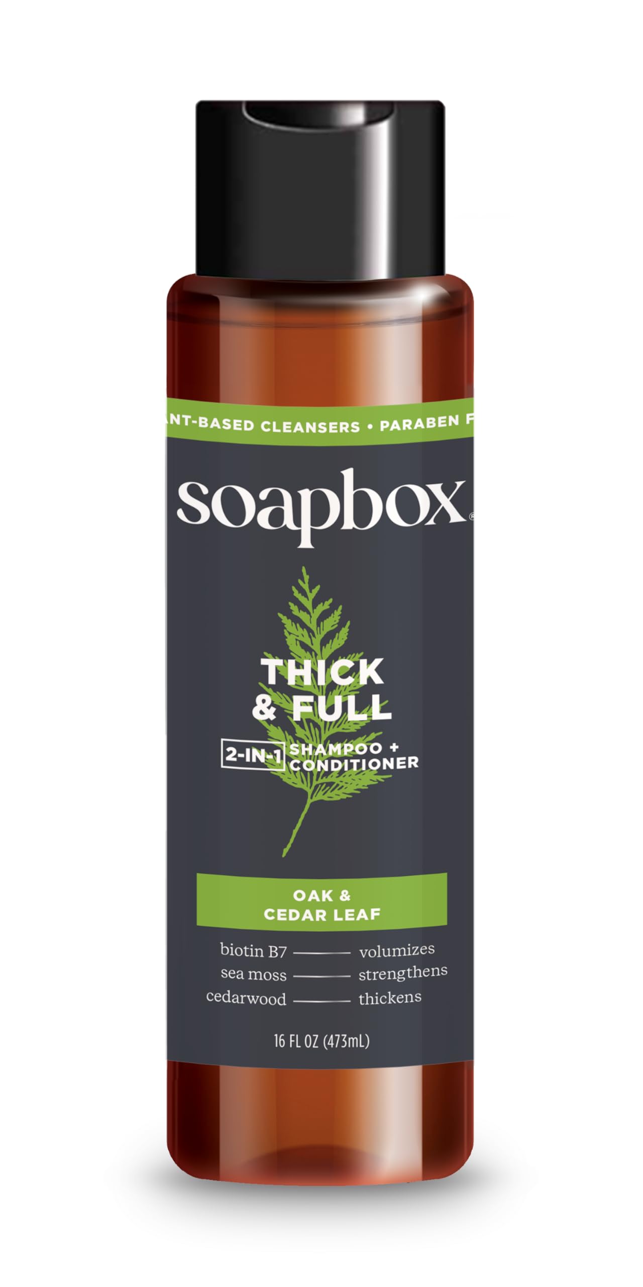 Soapbox daily-use shower shot emphasizes quick routine for men.