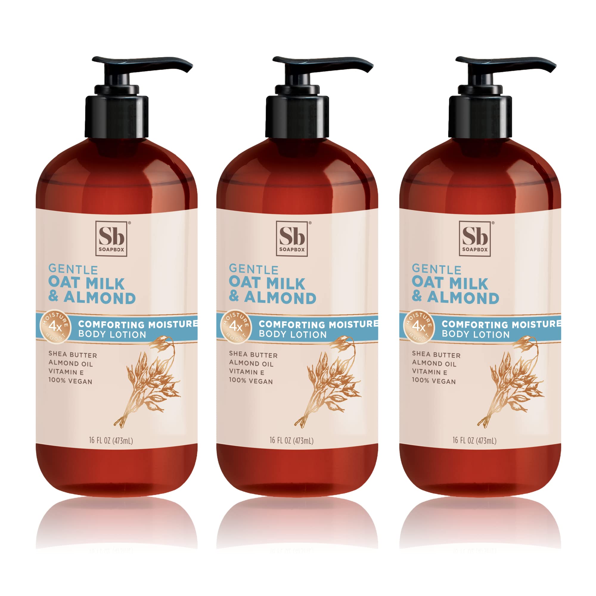 Soapbox Oat Milk & Chai Lotion with shea butter and olive oil close-up