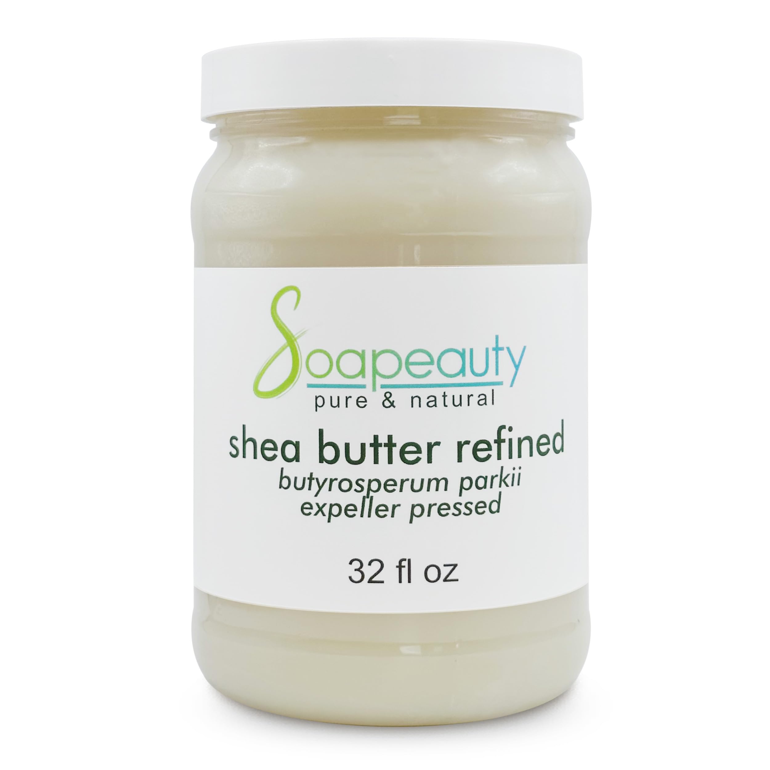 Soapeauty Shea Butter jar shows pure odorless moisturizer for smooth skin.
