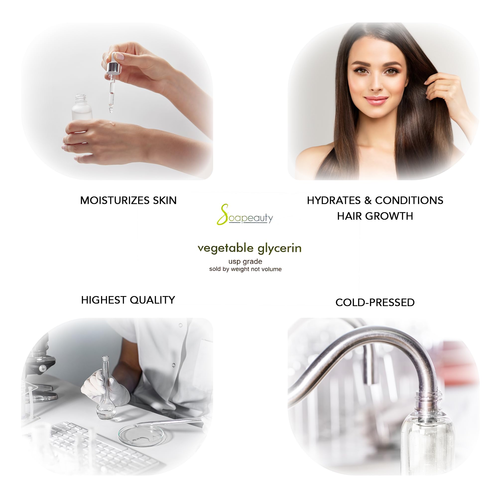 Soapeauty glycerin application demonstrating DIY skincare versatility