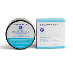 Soapwalla deodorant cream original application underarm image illustrating quick absorption and freshness