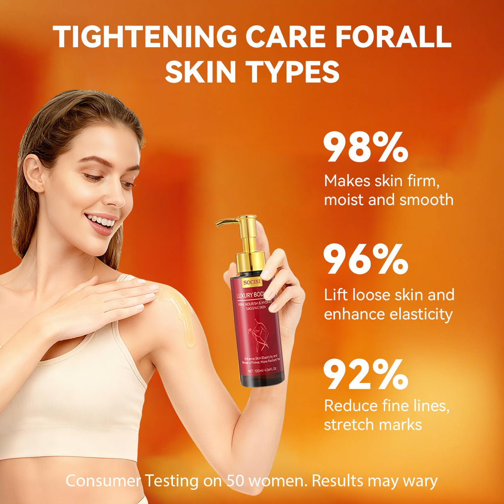 SOCINI body firming oil absorption fast image shows quick sink-in
