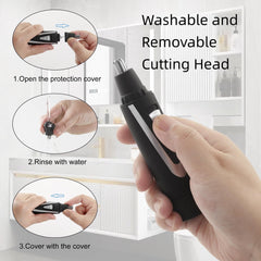 Sodynee 360-degree rotating trimmer—smooth trimming for nose and ears.