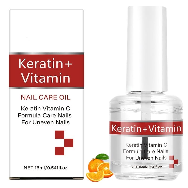 Soelegant Keratin Nail Oil bottle hydrates nails and cuticles.
