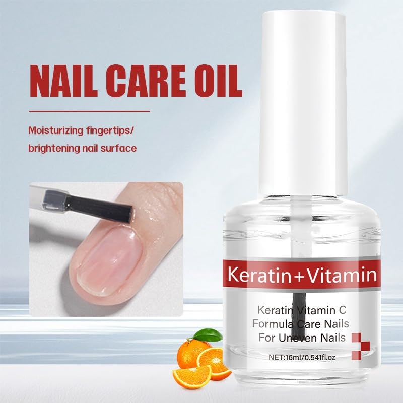 Soelegant Vitamin C Cuticle Oil brush applies nourishing oil to cuticles.