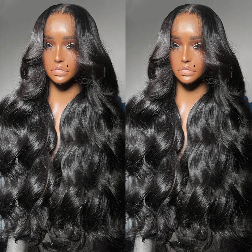 Soeyrkke 13x6 HD frontal with skin-matching lace for a flawless blend