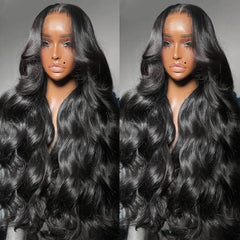 Soeyrkke 13x6 HD frontal with skin-matching lace for a flawless blend