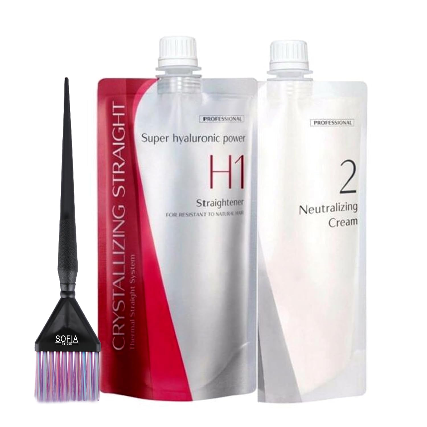 SOFIA BY ODE crystallizing straight rebonding straightener gliding through hair for smooth shine