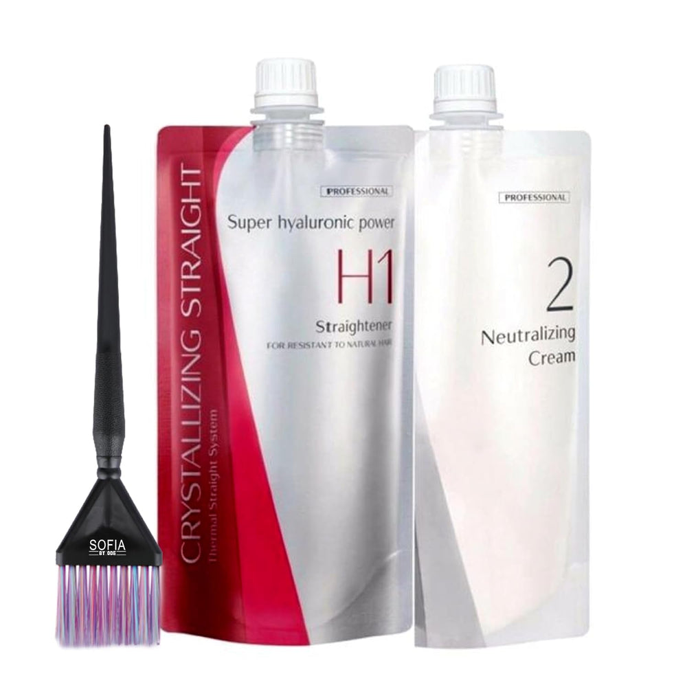 SOFIA BY ODE crystallizing straight rebonding straightener gliding through hair for smooth shine