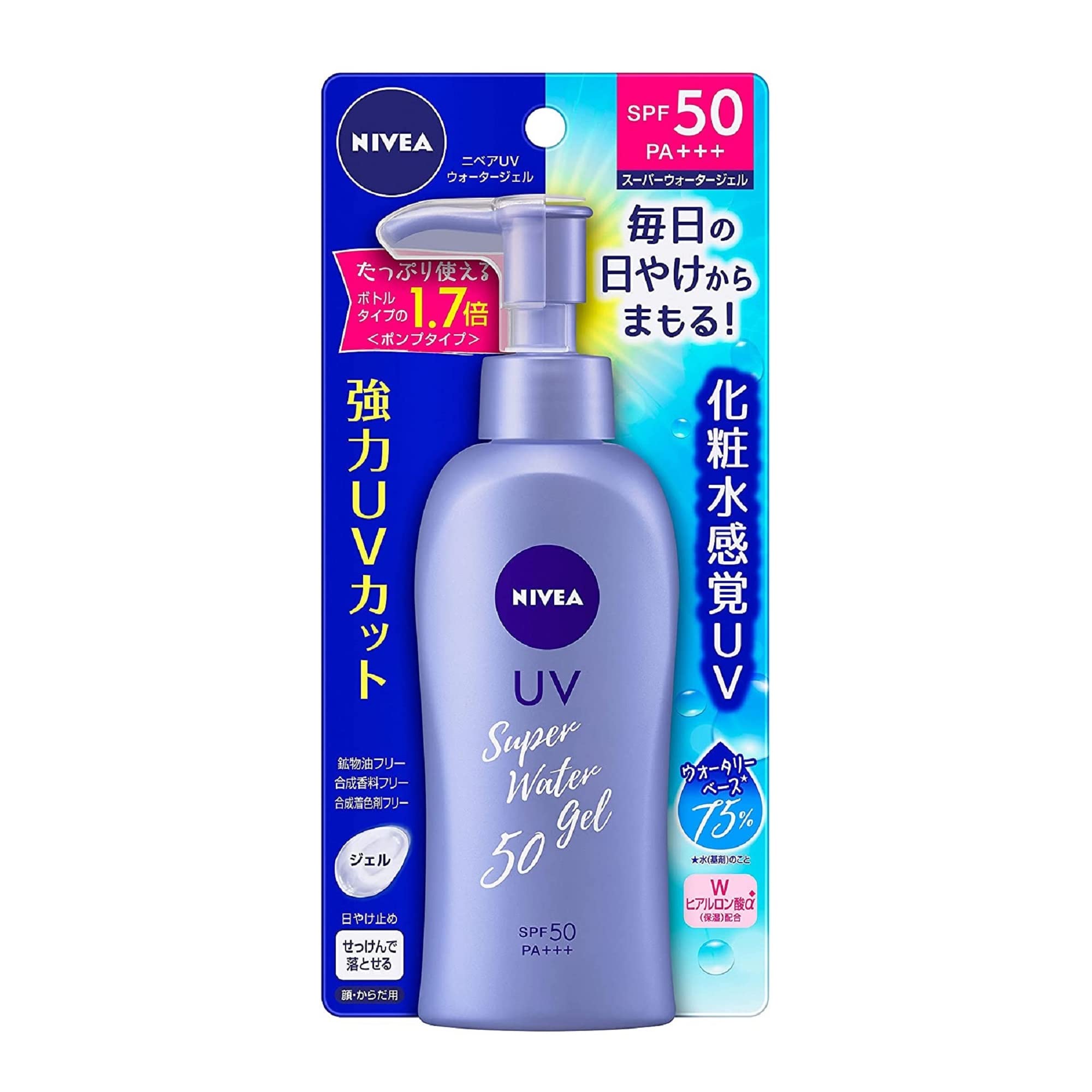 SOFIA BY ODE NIVEA Sun Protect Super Water Gel front view demonstrates lightweight sunscreen for daily wear.