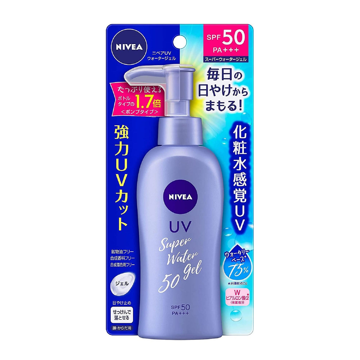SOFIA BY ODE NIVEA Sun Protect Super Water Gel front view demonstrates lightweight sunscreen for daily wear.