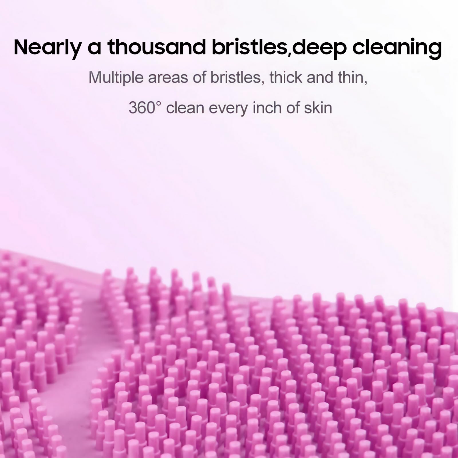 Sofine back scrubber massage-bead side for muscle relaxation during showers.