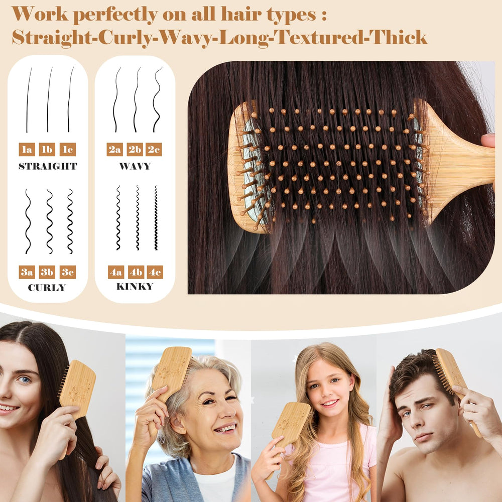 Sofmild brush design with air vent hole, flexible cushion