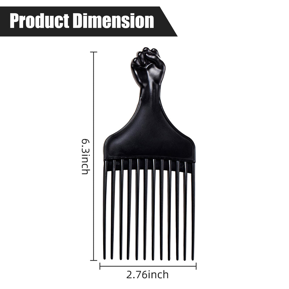 Soft 'N Style afro pick with 12 wide teeth for thick, tangled hair
