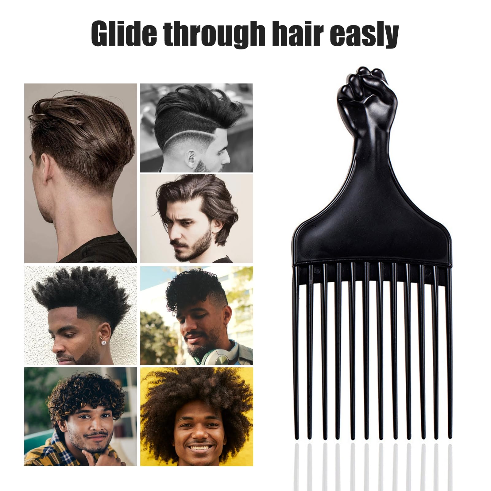 Soft 'N Style hair pick designed for long sessions and gentle scalp comfort