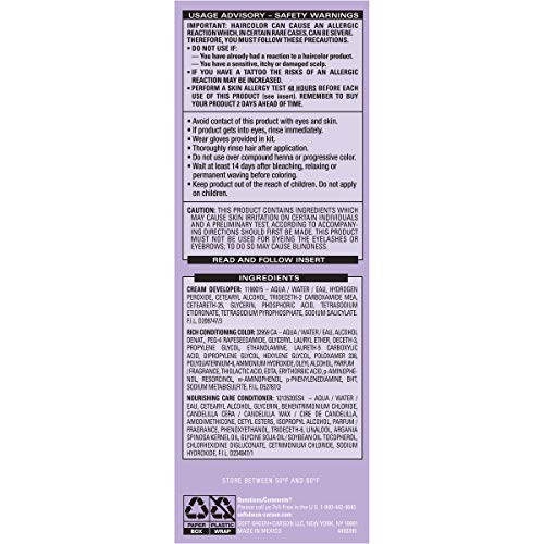 SoftSheen packaged color kit includes everything you need