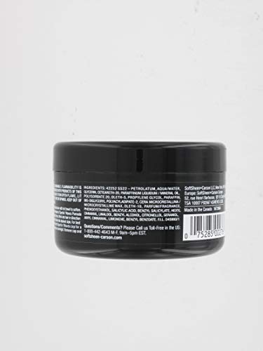 SoftSheen Sportin' Waves Pomade in-use shot shows easy application and rinse-out formula