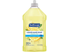 Softsoap hand soap refill bottle pouring for easy refills