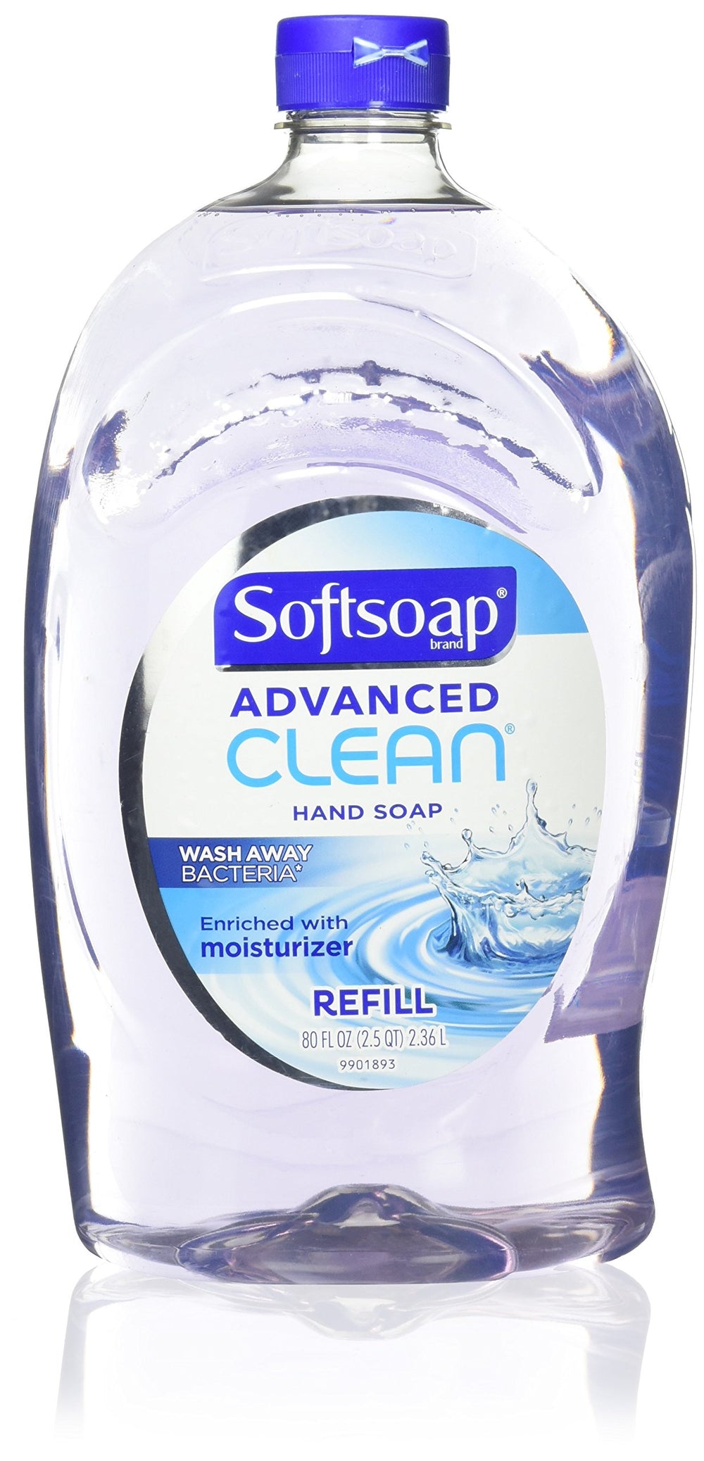 Softsoap refill bottle 80 oz for bulk handwashing and soft skin