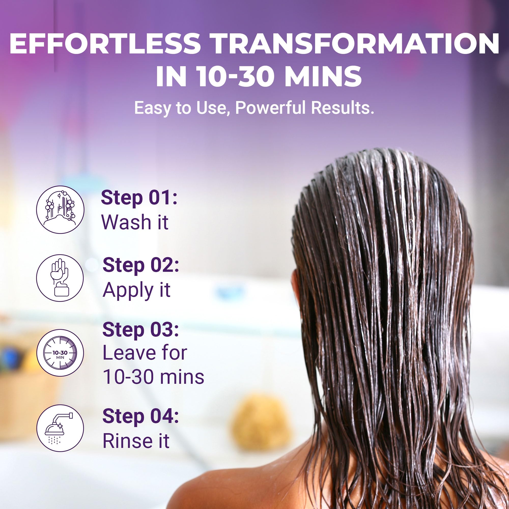 sohl-I.D. hair mask bottle on sink ready for weekly conditioning.