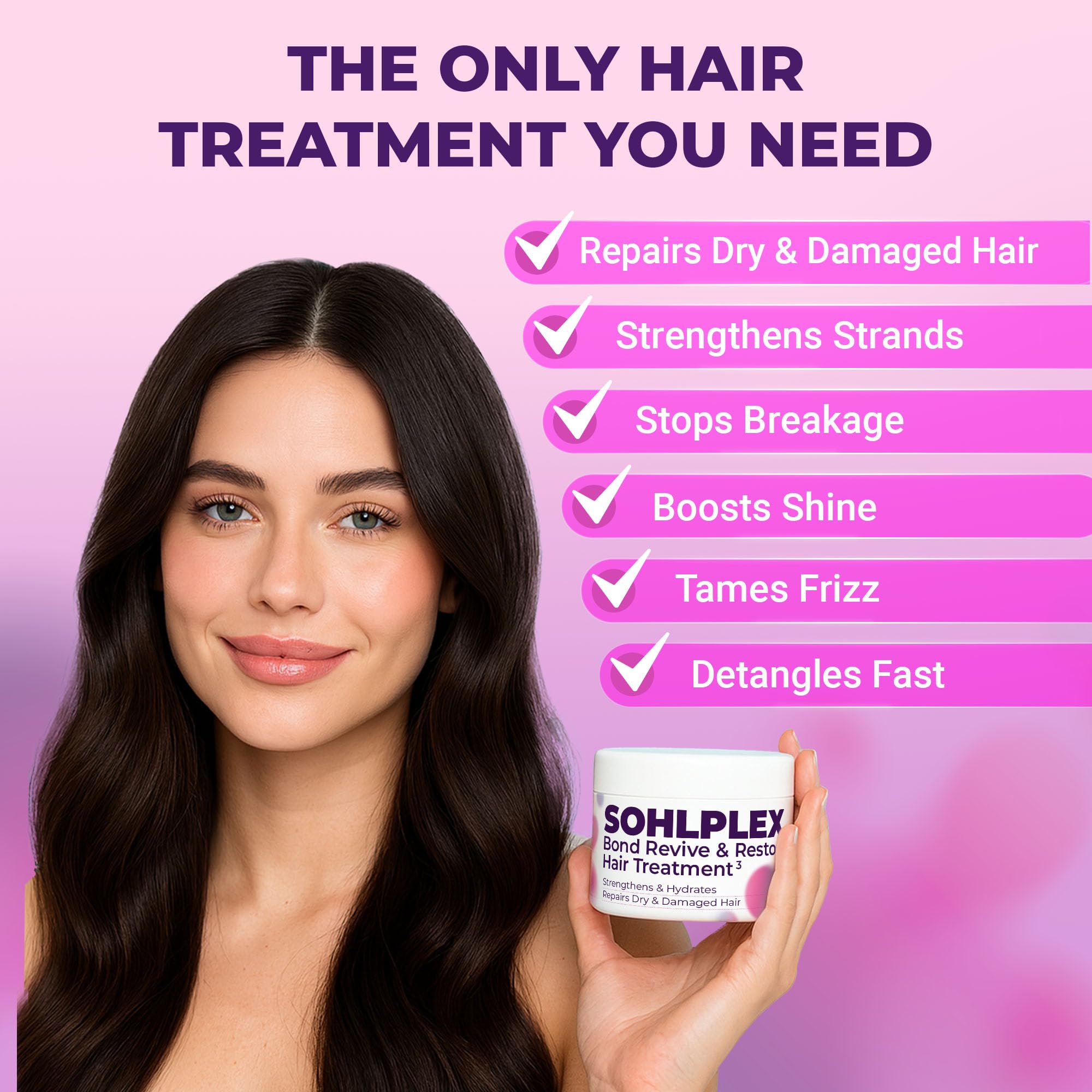 sohl-I.D. hair mask label closeup highlights vegan formula for gentle conditioning.